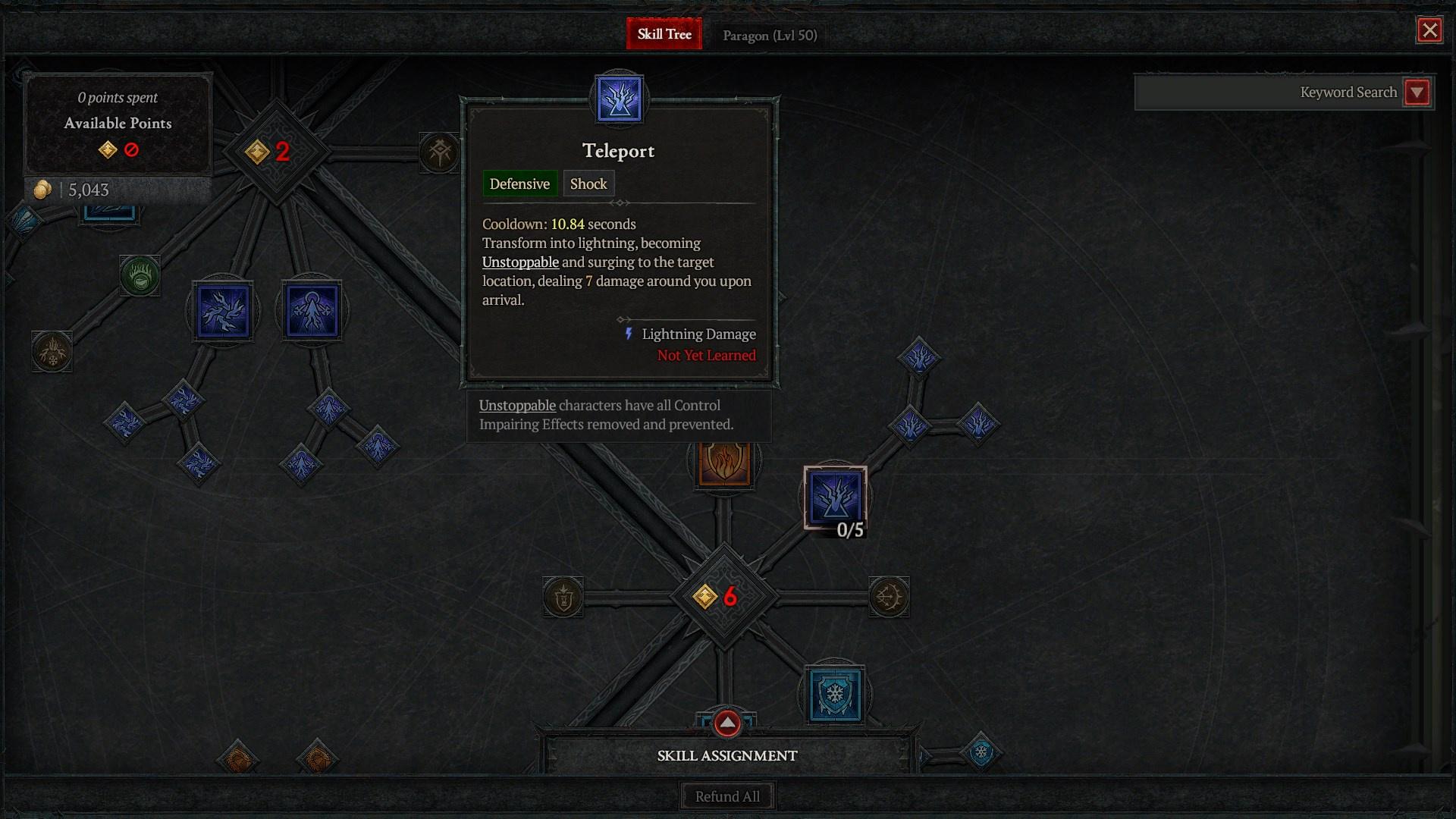 diablo 4 sorc teleport